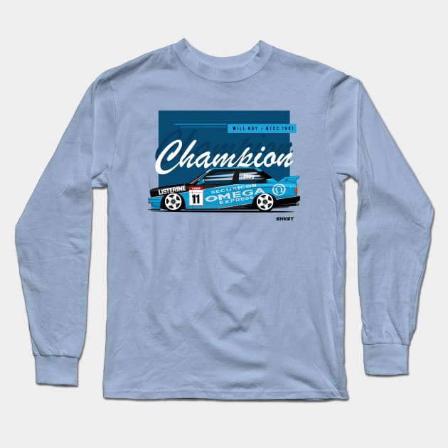 E30 BTCC CHAMPION Long Sleeve T-Shirt by shketdesign